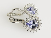 Earrings tanzanite - afbeelding 3 van  7