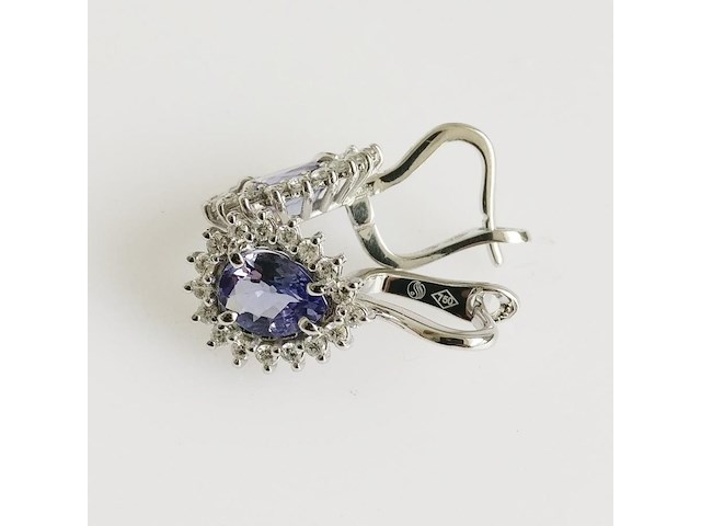 Earrings tanzanite - afbeelding 4 van  7