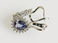 Earrings tanzanite - afbeelding 4 van  7
