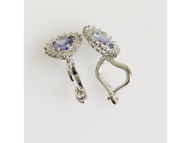 Earrings tanzanite - afbeelding 5 van  7