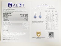 Earrings tanzanite - afbeelding 7 van  7