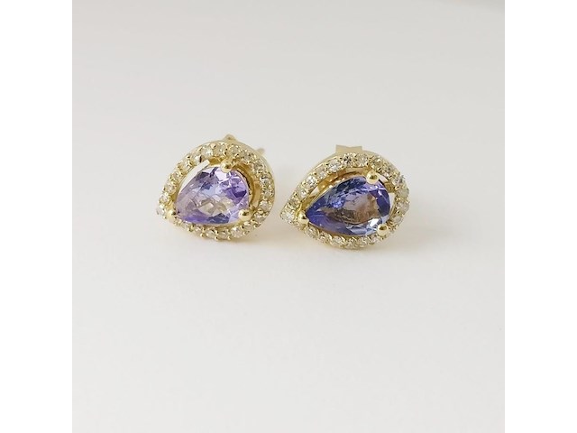 Earrings tanzanite - afbeelding 1 van  7