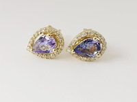 Earrings tanzanite - afbeelding 1 van  7