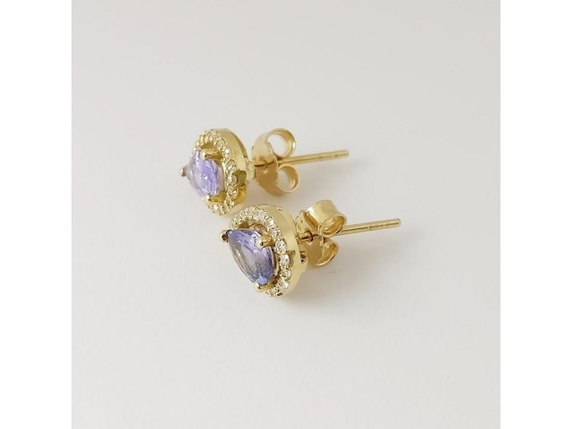 Earrings tanzanite - afbeelding 2 van  7