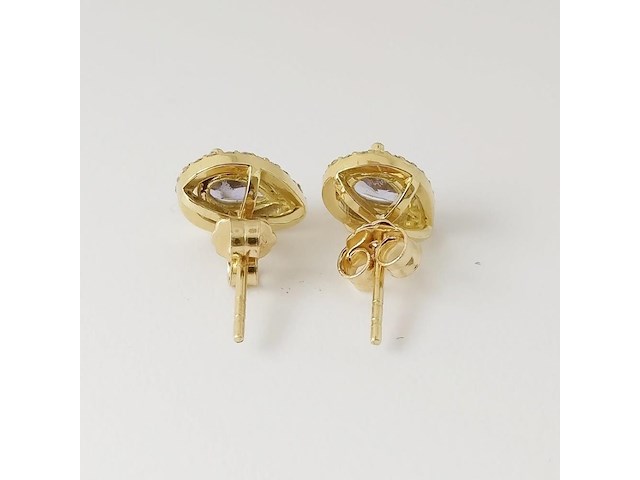Earrings tanzanite - afbeelding 3 van  7