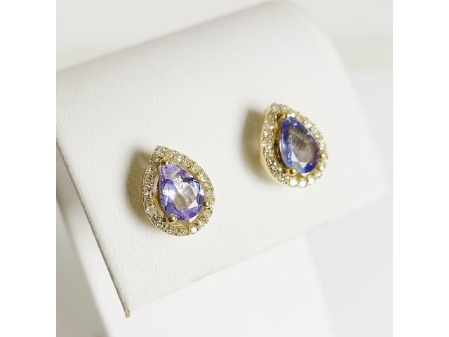 Earrings tanzanite - afbeelding 5 van  7