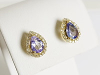 Earrings tanzanite - afbeelding 5 van  7