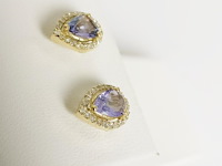 Earrings tanzanite - afbeelding 6 van  7