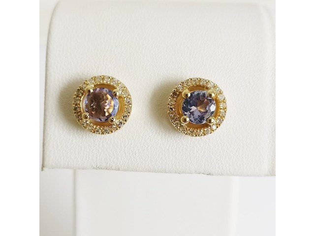 Earrings tanzanite - afbeelding 1 van  6