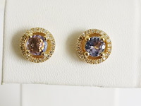 Earrings tanzanite - afbeelding 1 van  6