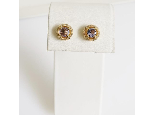 Earrings tanzanite - afbeelding 2 van  6