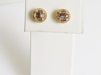 Earrings tanzanite - afbeelding 2 van  6