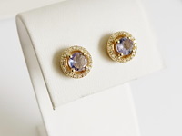 Earrings tanzanite - afbeelding 3 van  6