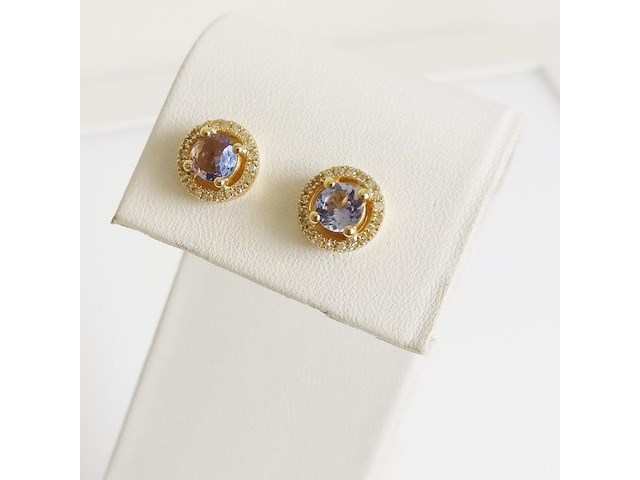 Earrings tanzanite - afbeelding 4 van  6