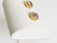 Earrings tanzanite - afbeelding 5 van  6