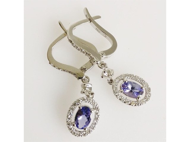 Earrings tanzanite - afbeelding 1 van  6