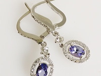 Earrings tanzanite - afbeelding 1 van  6