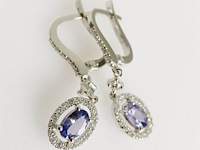 Earrings tanzanite - afbeelding 2 van  6