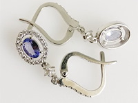 Earrings tanzanite - afbeelding 3 van  6