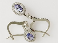 Earrings tanzanite - afbeelding 4 van  6