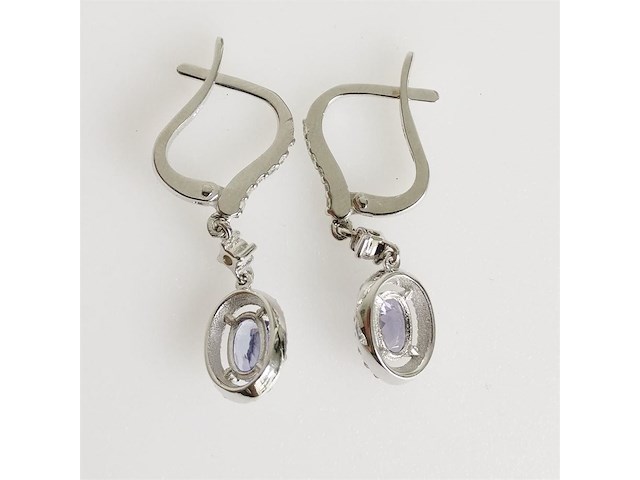 Earrings tanzanite - afbeelding 5 van  6