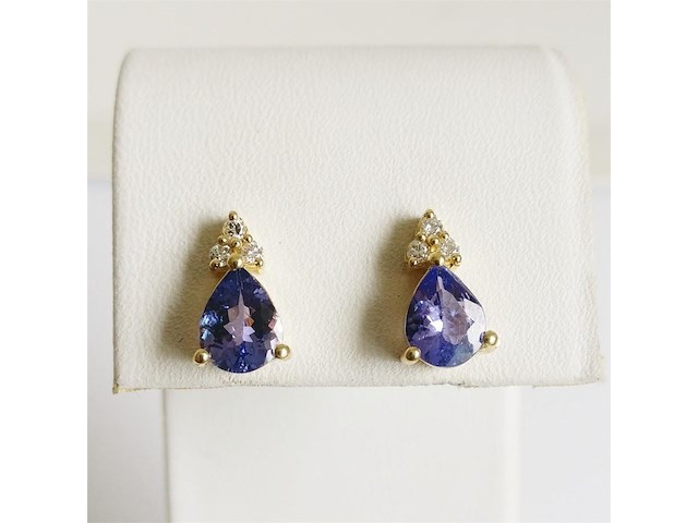 Earrings tanzanite - afbeelding 1 van  6