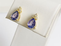 Earrings tanzanite - afbeelding 4 van  6