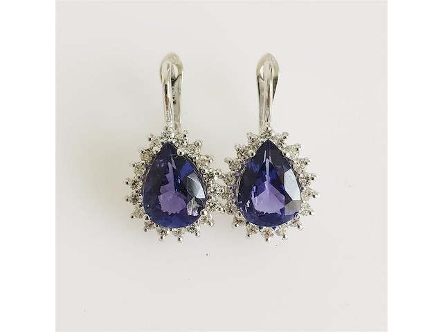 Earrings tanzanite - afbeelding 1 van  6