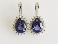 Earrings tanzanite - afbeelding 1 van  6