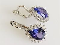 Earrings tanzanite - afbeelding 2 van  6
