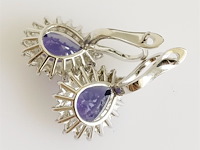 Earrings tanzanite - afbeelding 4 van  6