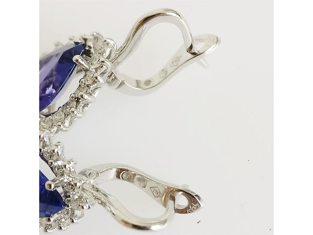 Earrings tanzanite - afbeelding 5 van  6