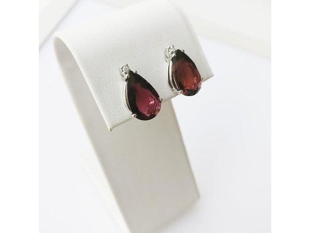 Earrings tourmaline - afbeelding 3 van  7