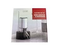 Easy elektrische wijndispencer - black iron