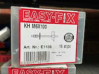 Easy-fix kh m6x100 partij bevestigingsmaterialen - afbeelding 3 van  3