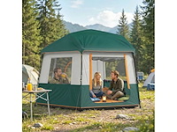 Easy pitch cabin tent, waterdicht 3000 mm, 4 personen - afbeelding 1 van  6