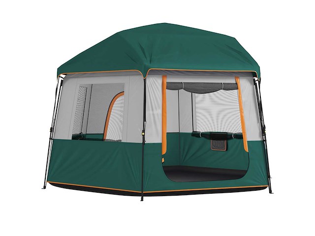 Easy pitch cabin tent, waterdicht 3000 mm, 4 personen - afbeelding 2 van  6