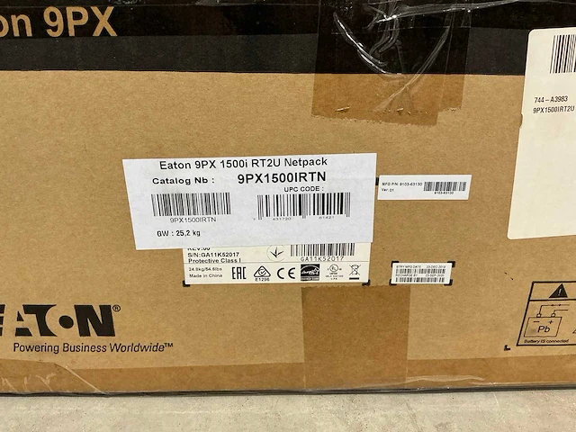 Eaton 9px ebm 48v rt2u computer extended battery + expansion pack - afbeelding 7 van  8