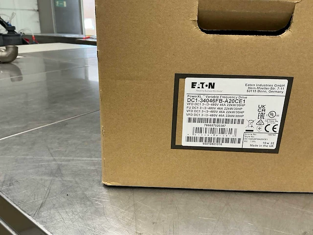 Eaton dc1-34046fb-a20ce1 power xl variable frequency drive variabele frequentie drive - afbeelding 3 van  3