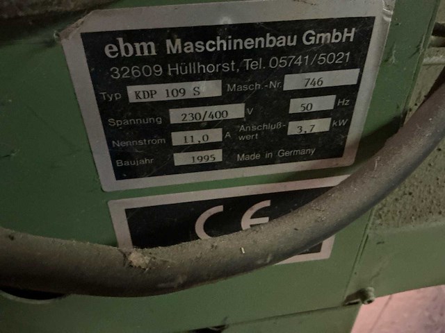 Ebm kdp 109s kantenlijmmachines - afbeelding 5 van  5