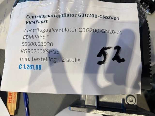 Ebm papst - g3g200-g20-01 - ebm papst centrifugaalventilator g3g200-g20-01 - afbeelding 1 van  5