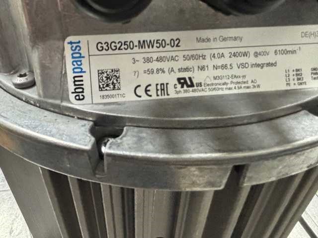Ebmpapst - g3g250-mw50-02 - centrifugaalventilator ebmpapst - afbeelding 2 van  6
