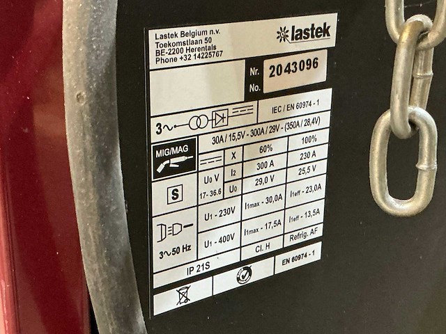 Eburon mig 350-4 mig lasapparaat - afbeelding 4 van  5