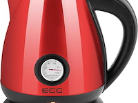 Ecg metallico rosso waterkoker - afbeelding 1 van  3