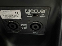 Ecler dacord 2081 bk en uma sb 118i speaker box (3x) - afbeelding 3 van  4
