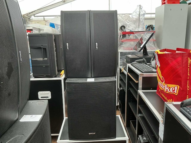 Ecler dacord h 2081 bk + uma sb 118i speaker (3x) - afbeelding 1 van  4