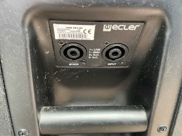 Ecler dacord h 2081 bk + uma sb 118i speaker (4x) - afbeelding 5 van  5
