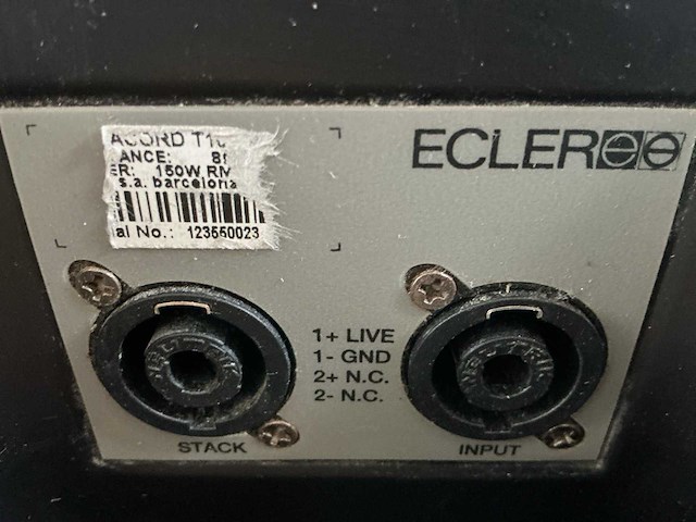 Ecler speakers box (4x) - afbeelding 3 van  5