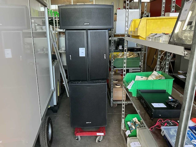 Ecler uma sb 118i + dacord h 2091bk luidspreker box (4x) - afbeelding 1 van  4
