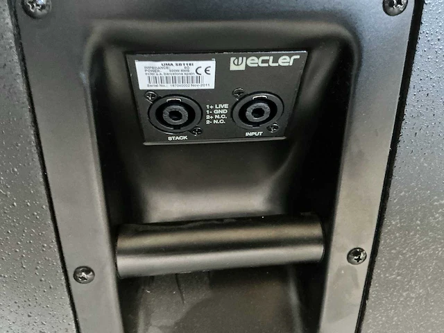 Ecler uma sb 118i + dacord h 2091bk luidspreker box (4x) - afbeelding 4 van  4